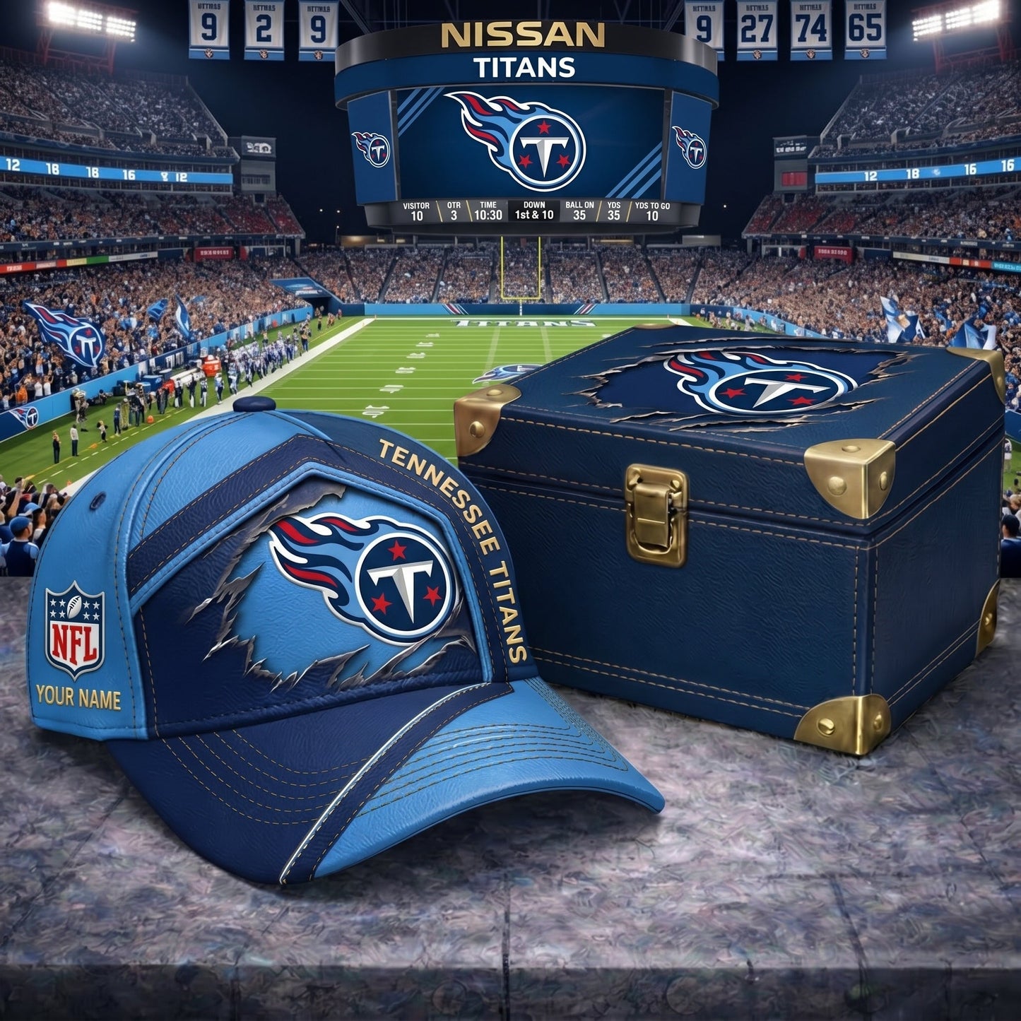 PREMIUM NFL X TT CRACK CUSTOME NAME HAT LIMITED EDITIONS NDT VHM 220426