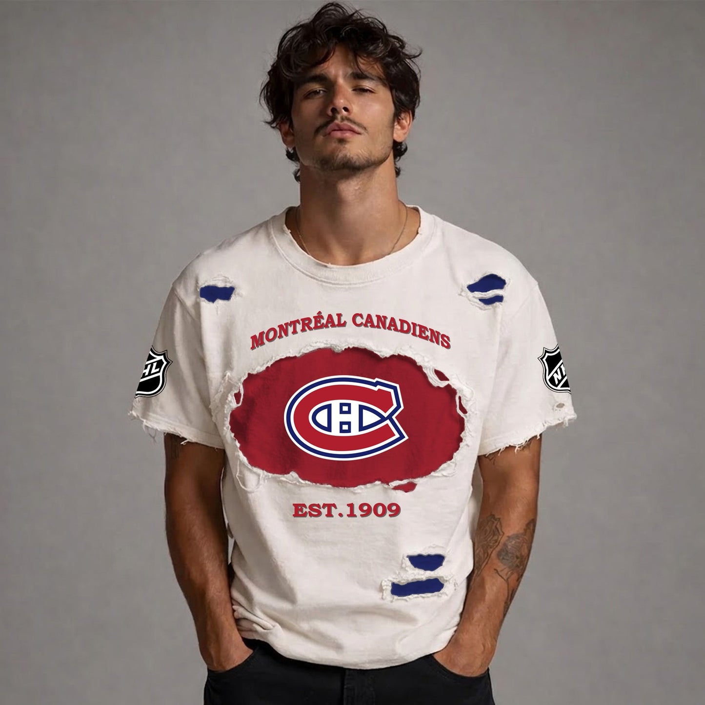 PREMIUM NHL  x MC RETRO WASH SHIRT NDT NTN 080426