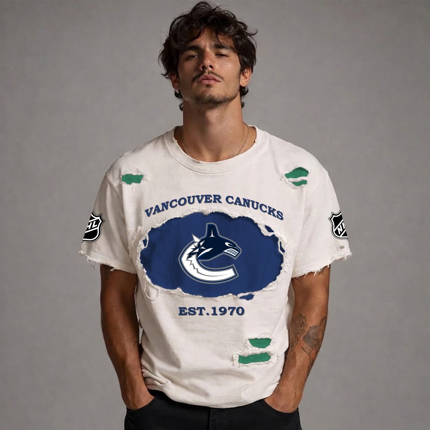 PREMIUM NHL  x VC RETRO WASH SHIRT NDT NTN 080426