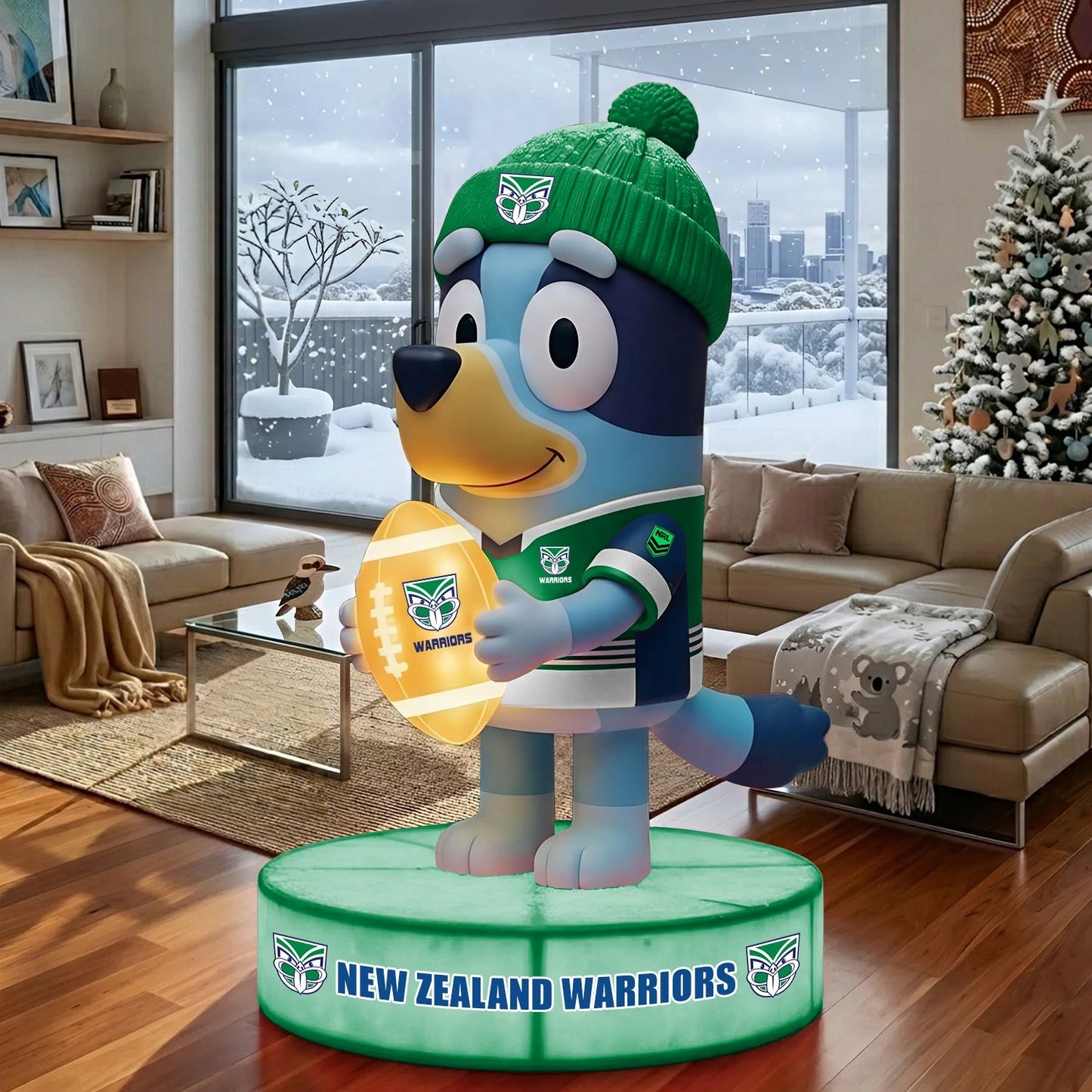 PREMIUM NRL X NZW BLUEY COLLECTIBLE STATUE DECOR FOR SWEET HOME LIMITED EDITION NDT NHM 250326