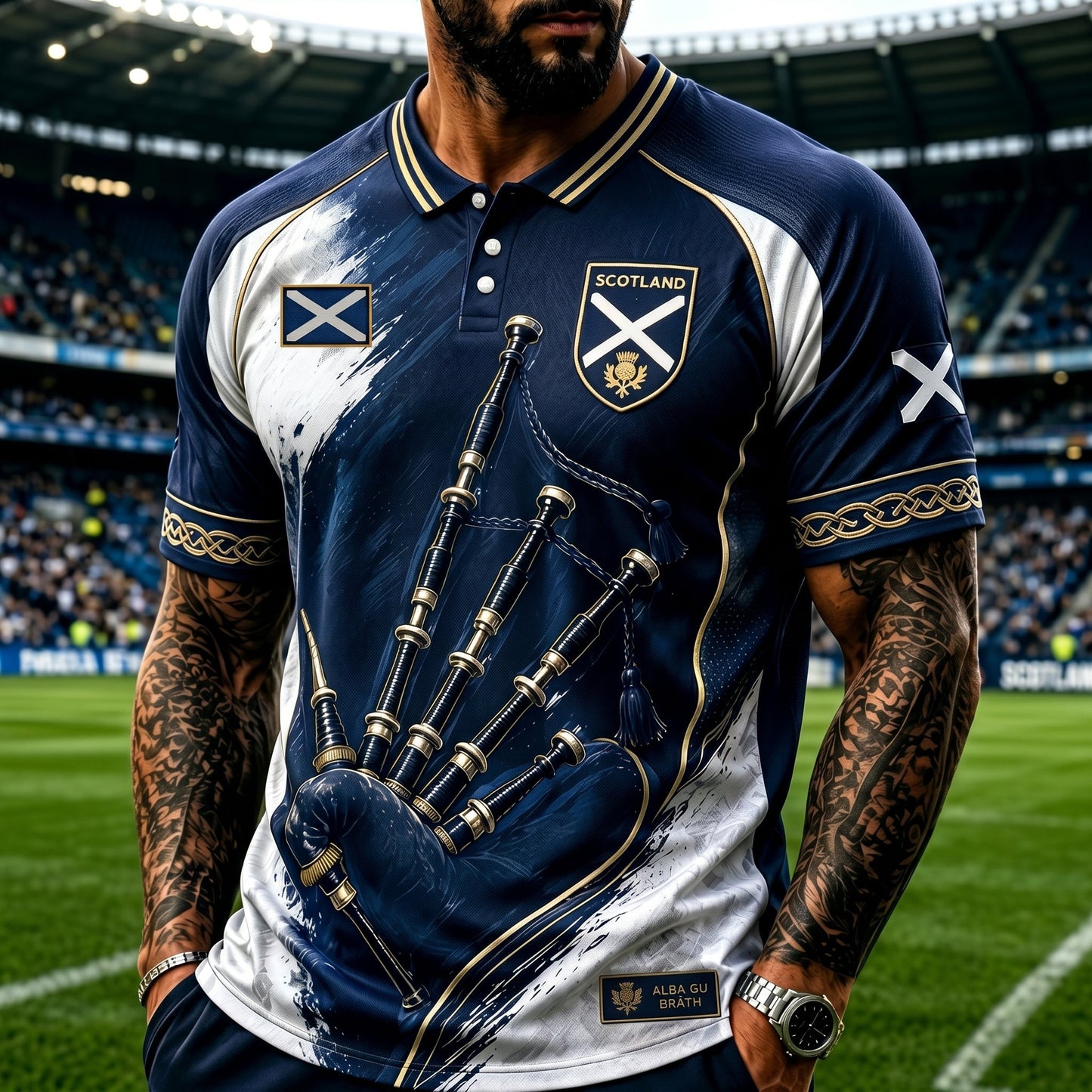 PREMIUM WC 26  x SCOT Team Pride V-Neck  Shirt NDT VHM 10626