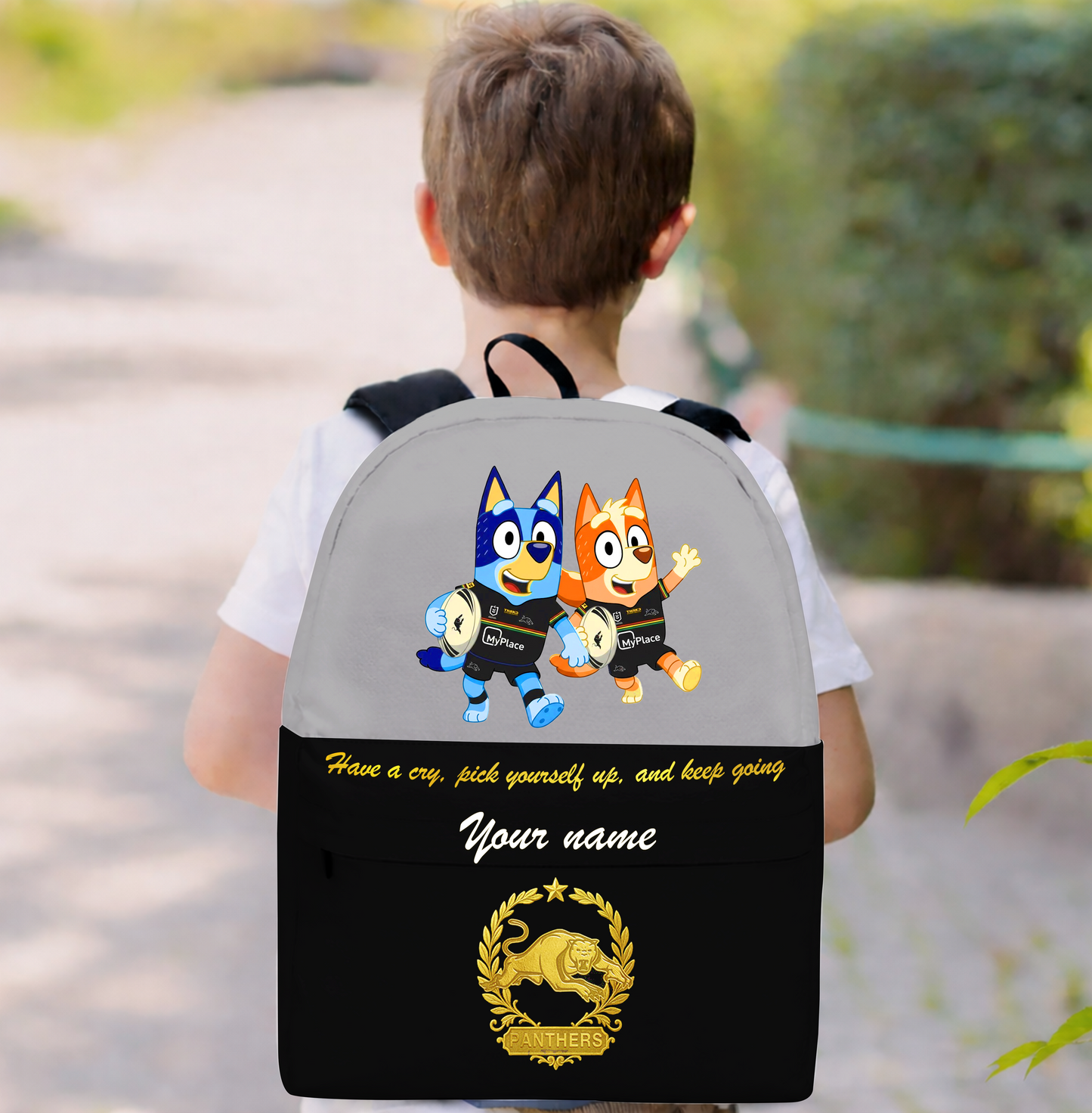 PREMIUM NRL X PP Schoolbag  Bluey & Bingo  Personalized Gifts For Son Limited Edition NDT VHM 030326