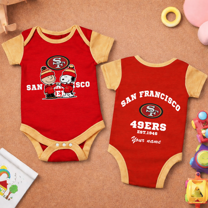 PREMIUM ?‹¨«????‹¨«???‹¨«?? X SF49  New Baby Romper Custom Name For Kids NDT NTN 270226
