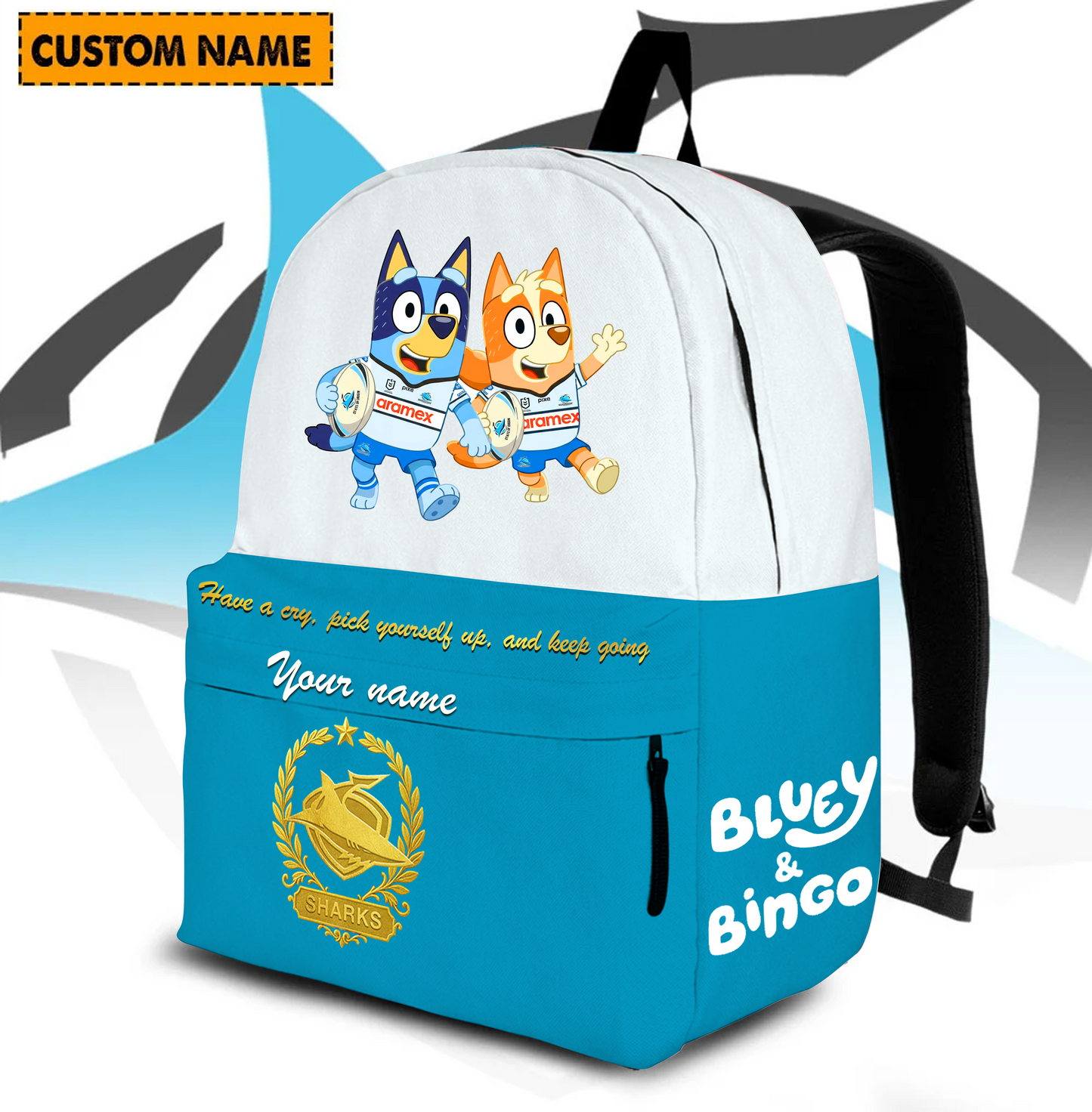 PREMIUM NRL X CSS Schoolbag  Bluey & Bingo  Personalized Gifts For Son Limited Edition NDT VHM 030326