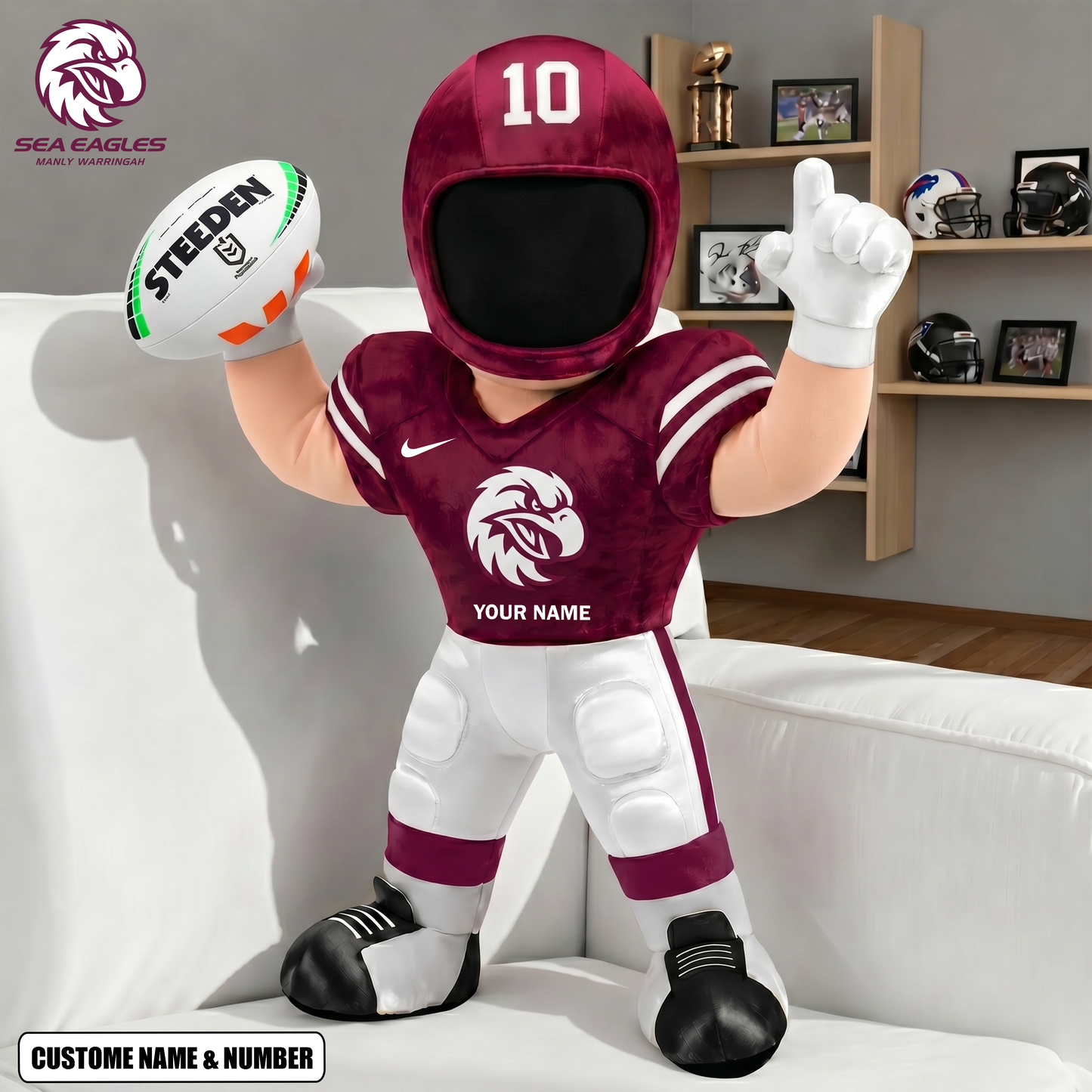 PREMUM NRL X MWSE Players Custom Shape Pillow  Gifts FOR FAN NDT VHM 260526