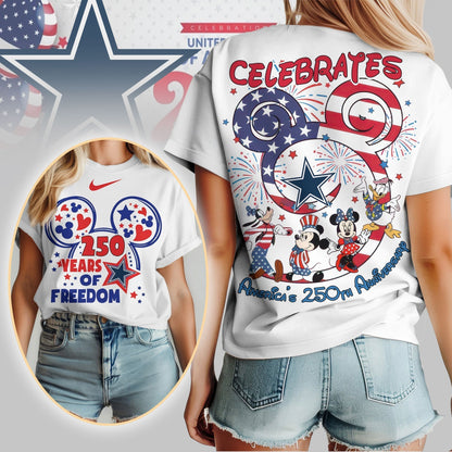 Premium NFL X DC Mouse  Celebrates America 250th Anniversary Women Shirt NDT LVH