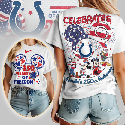 Premium NFL X IC Mouse  Celebrates America 250th Anniversary Women Shirt NDT LVH