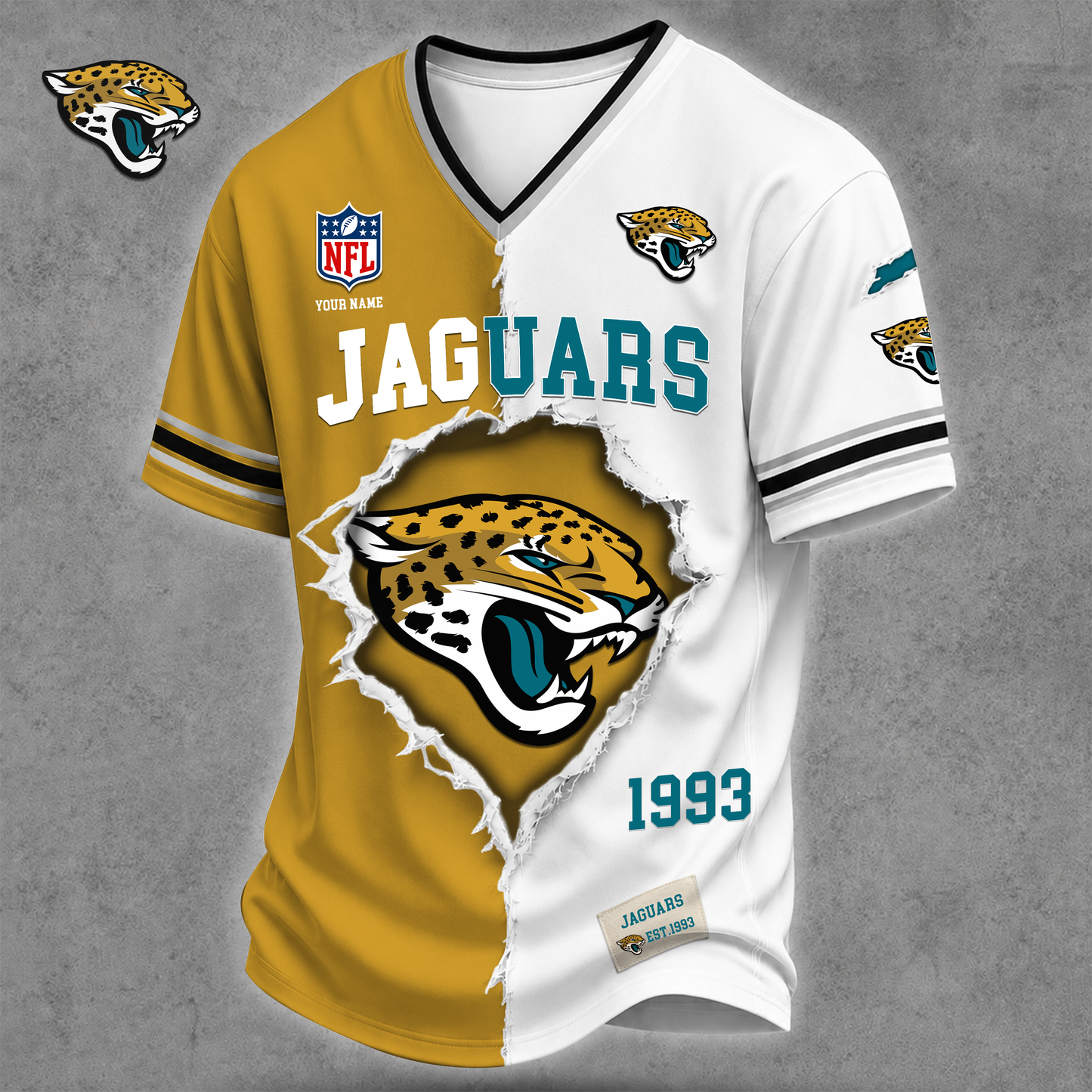 Premium NFL X JJ Game Day Streetwear V-neck  Shirt NDT VHM 040626