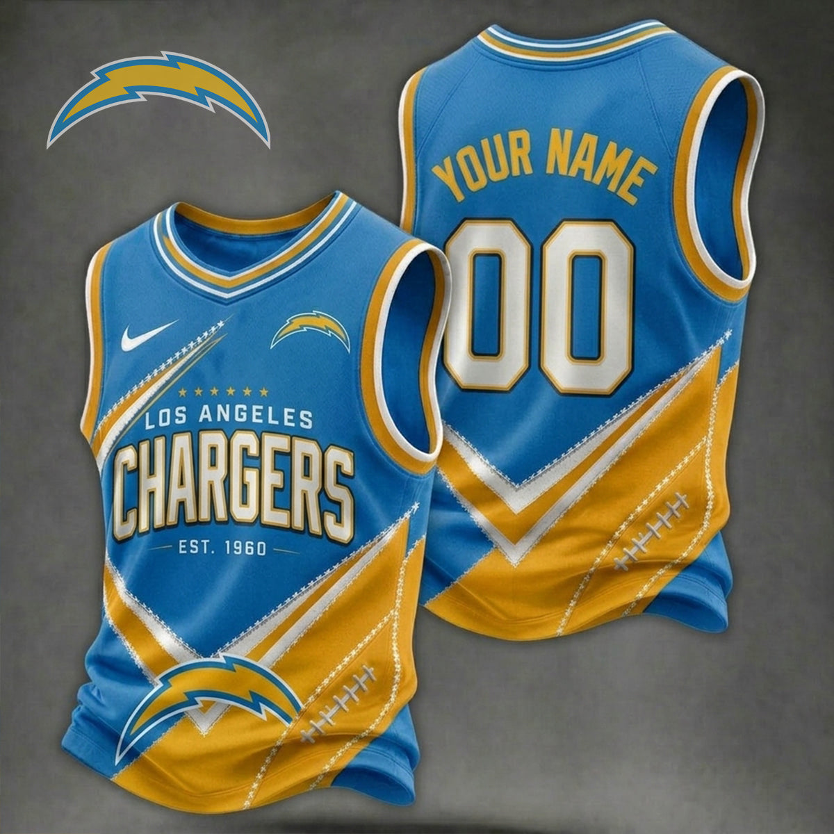 Premium NFL X LAC Game Day V-neck Tank Top Shirt V33 NDT NHM 080626