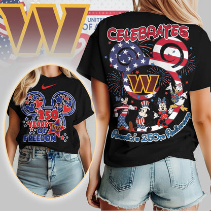 Premium NFL X WC Mouse  Celebrates America 250th Anniversary Women Shirt NDT LVH
