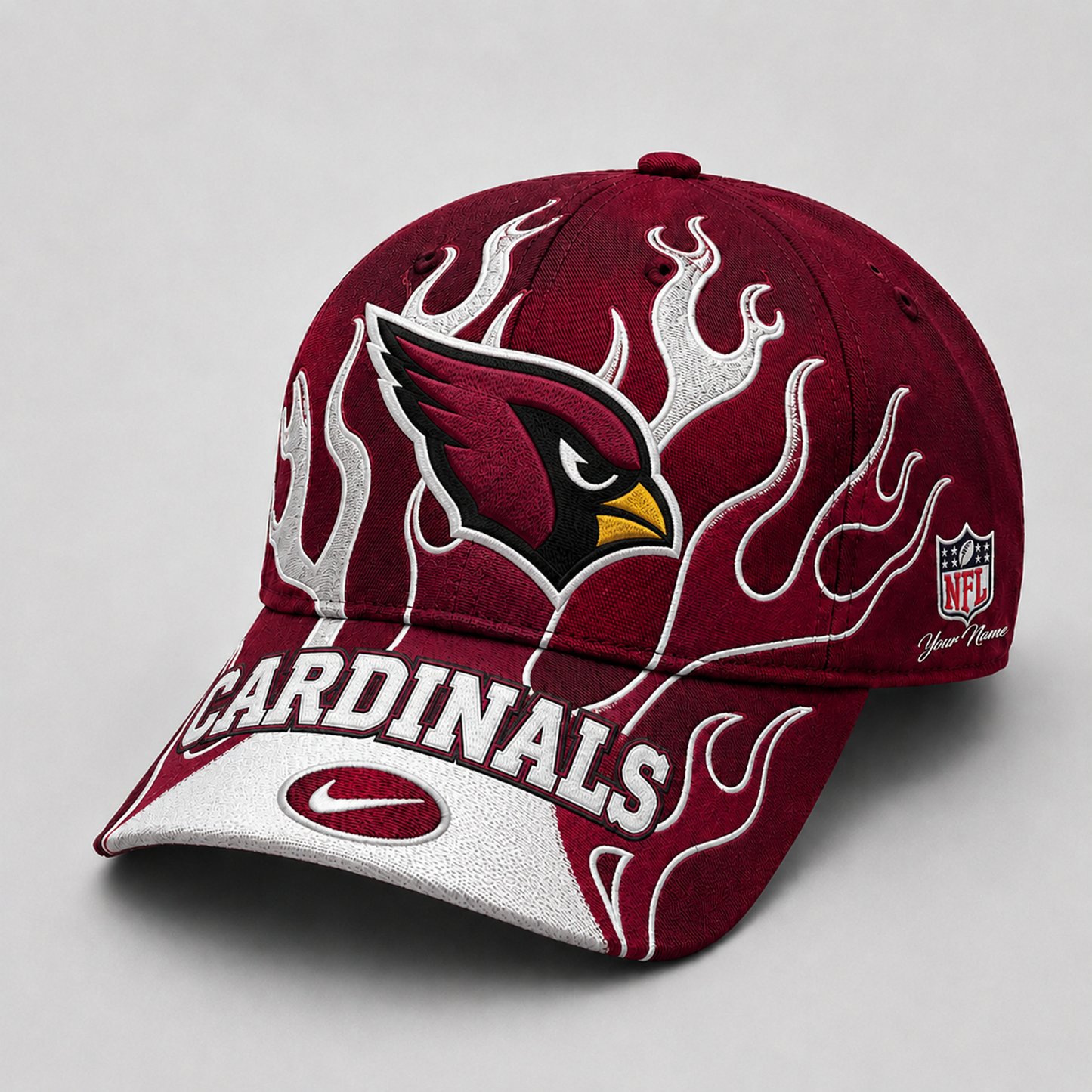 Premium NFL x ARI Game Day Flame Cap 260626