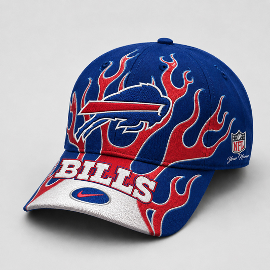 Premium NFL x BUF Game Day Flame Cap 260626