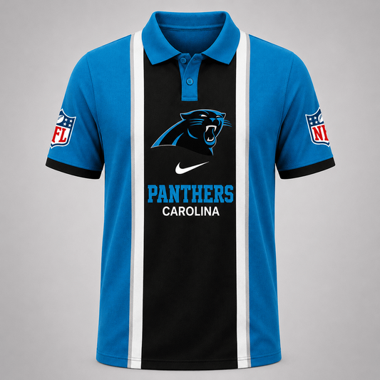 Premium NFL x CAR Sports Inspired Vertical Stripe Polo 250626
