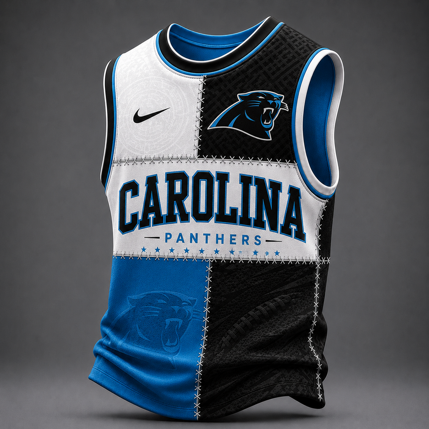 Premium NFL x CAR Team Inspired Tank Top Jersey 240626
