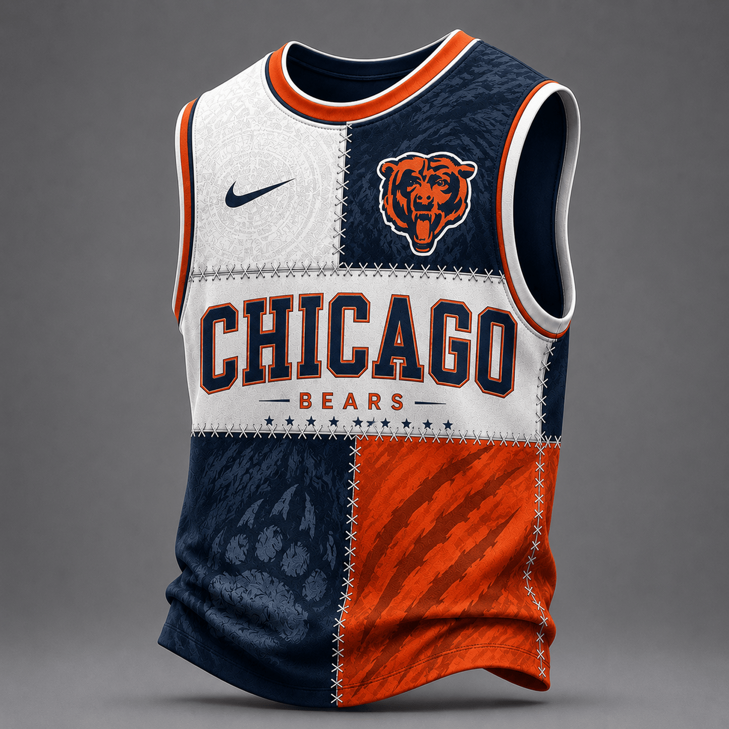 Premium NFL x CHI Team Inspired Tank Top Jersey 240626