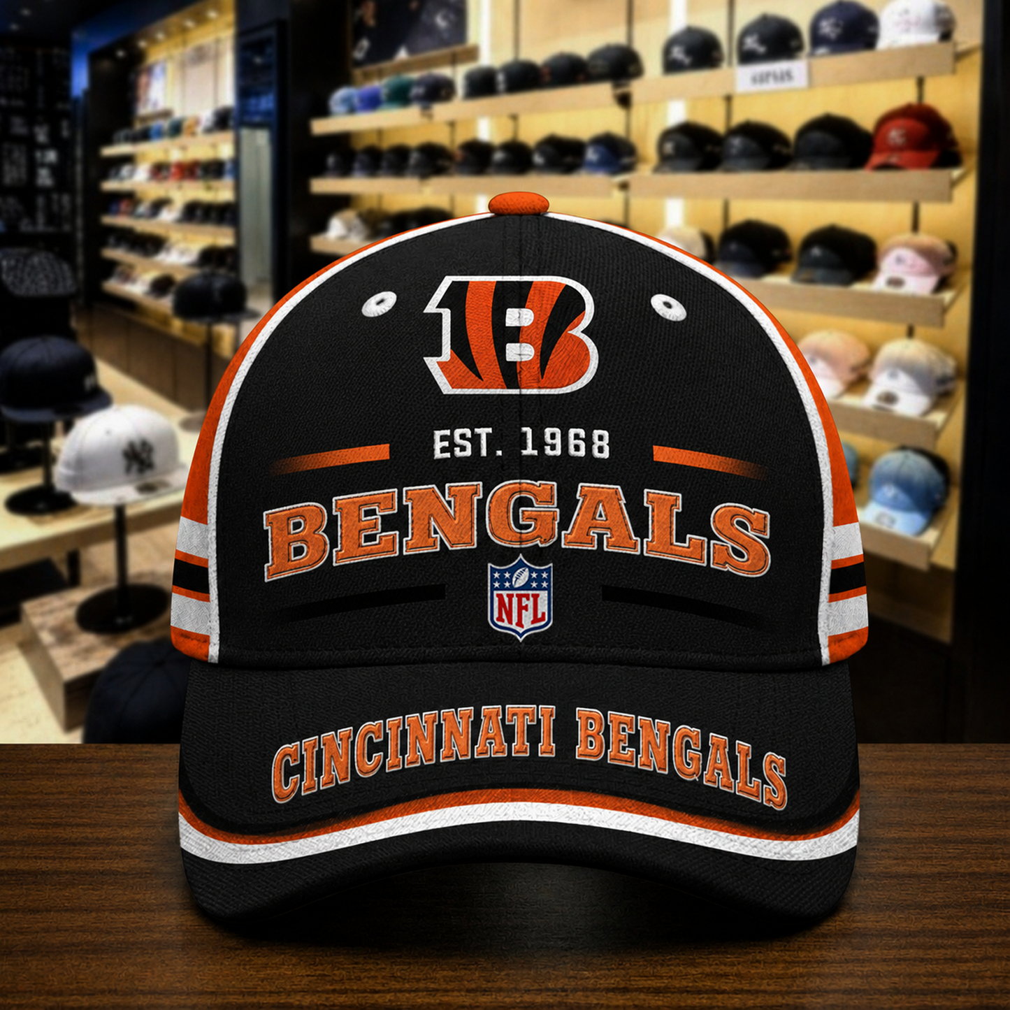 Premium NFL x CIN Cap For Fan 230626