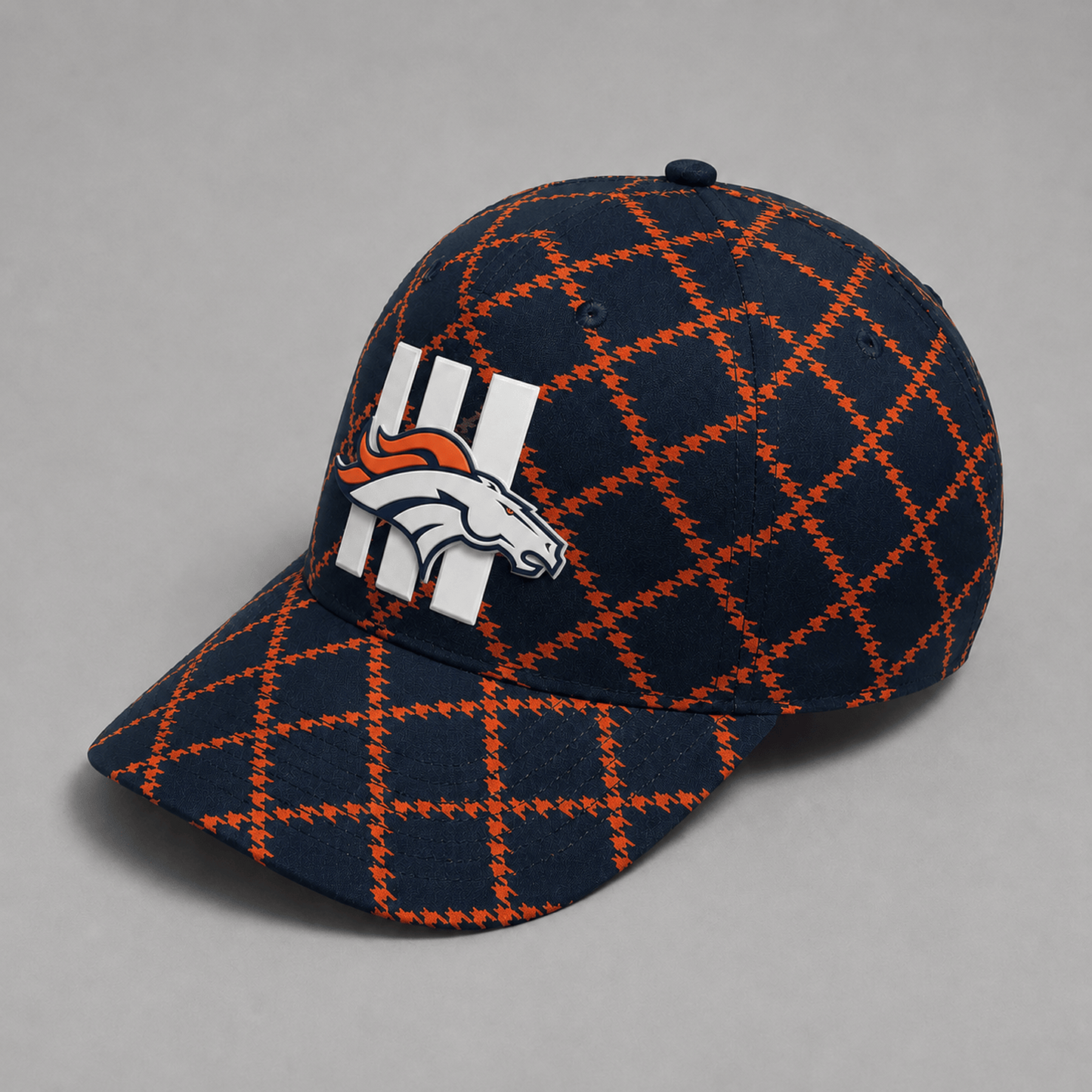 Premium NFL x DEN Game Day Geometric Pattern Baseball 300626