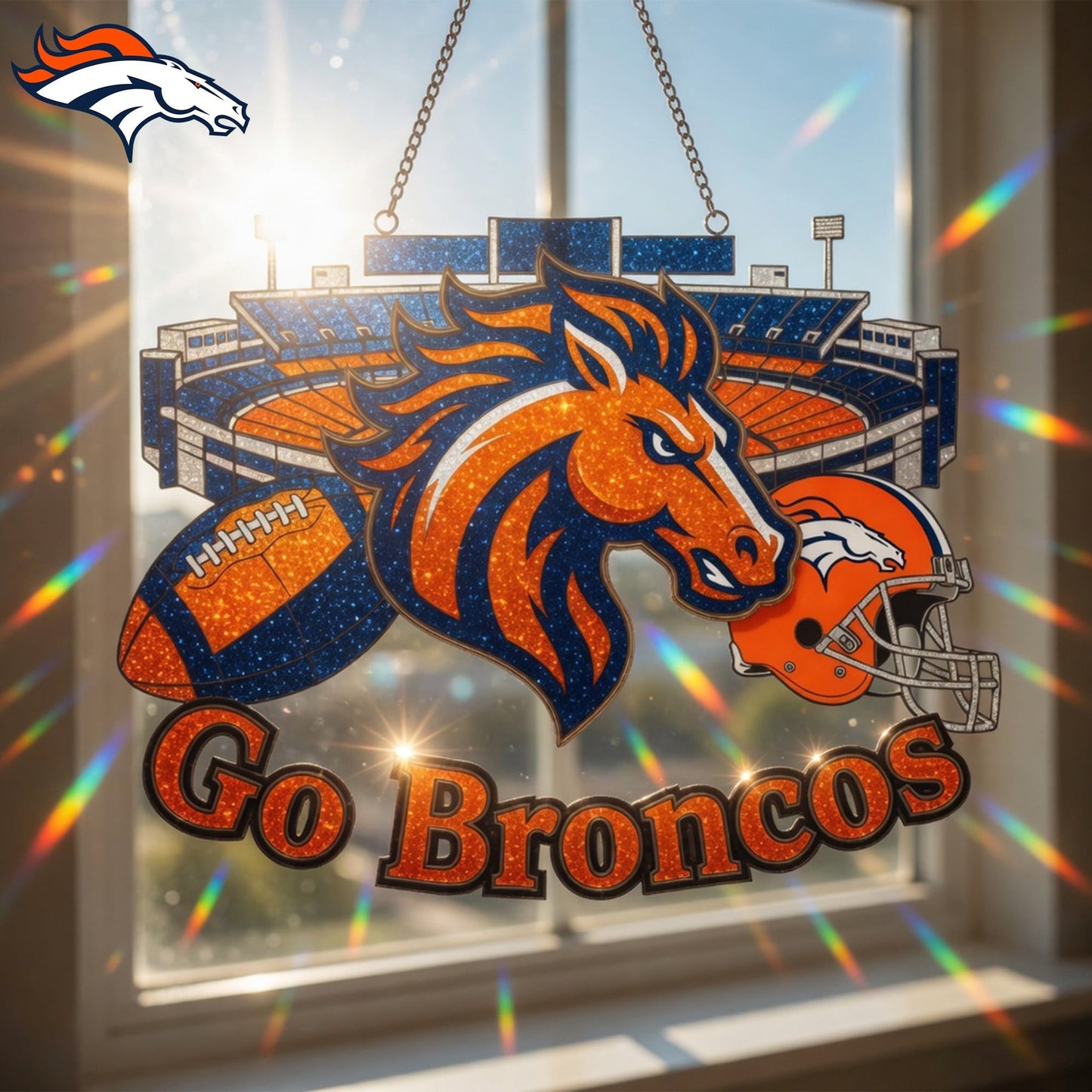 Premium NFL x DEN Game Day Suncatcher NDT LVH 210426