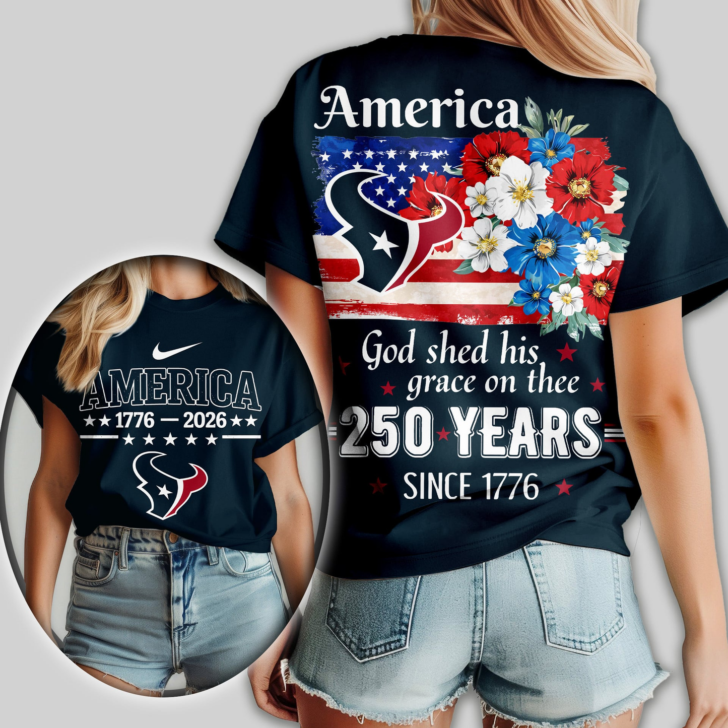 Premium NFL x HT America God Shed His Grace On Thee Women Shirt NDT VHM