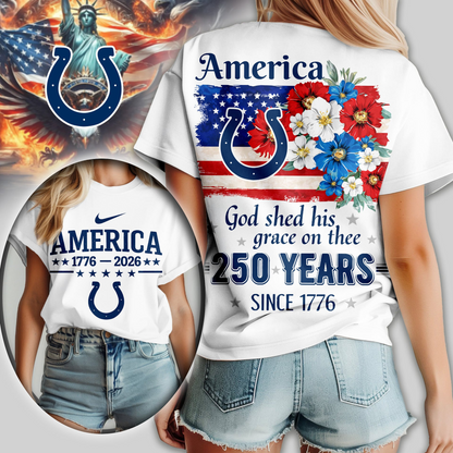 Premium NFL x IC America God Shed His Grace On Thee Women Shirt NDT VHM