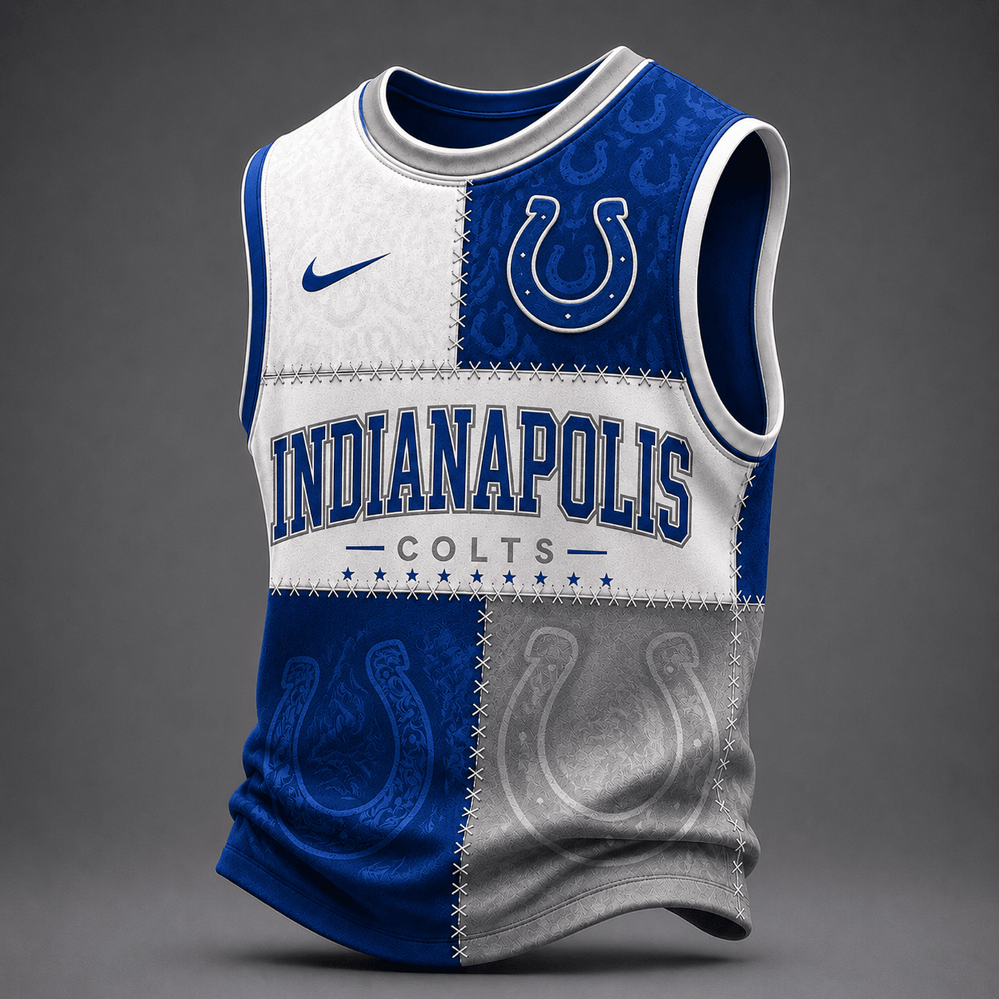 Premium NFL x IND Team Inspired Tank Top Jersey 240626