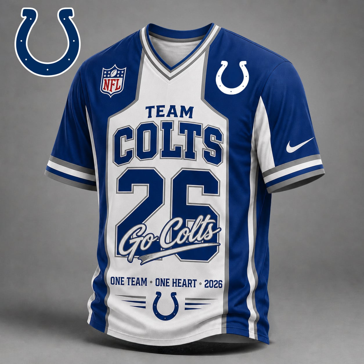 Premium NFL x IND Team Pride V-Neck Shirt limited editions NDT LVH 010626