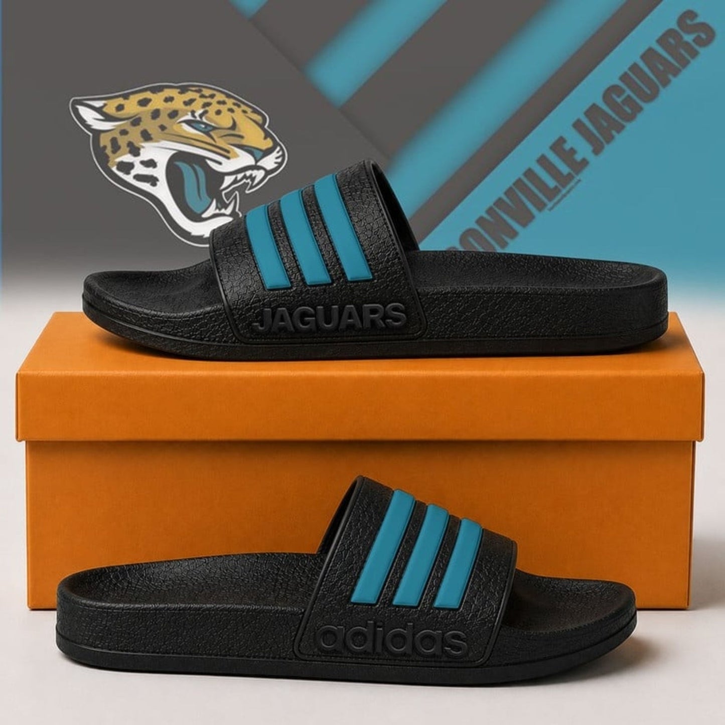 Premium NFL x JAC Adidas Slide Slippers NDT NHM 040626