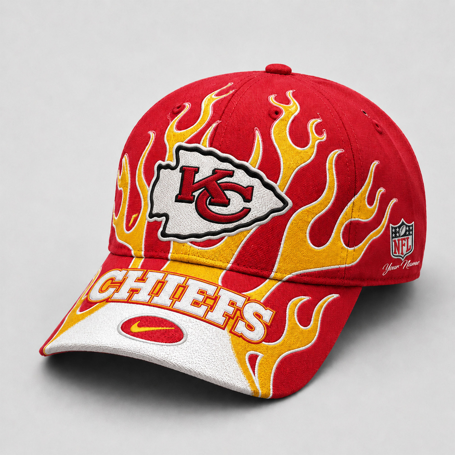 Premium NFL x KCC Game Day Flame Cap 260626