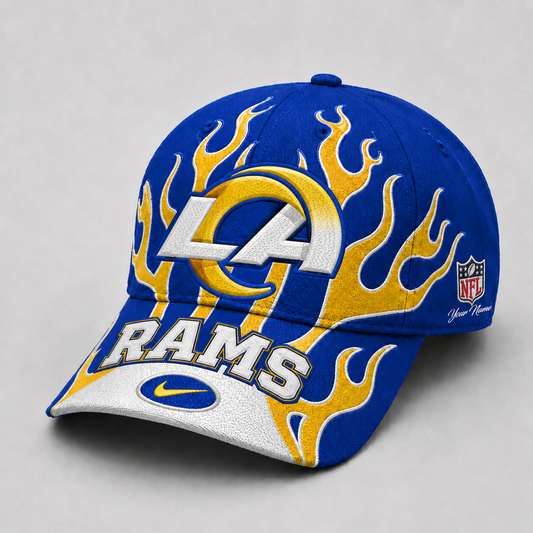 Premium NFL x LAR Game Day Flame Cap 260626