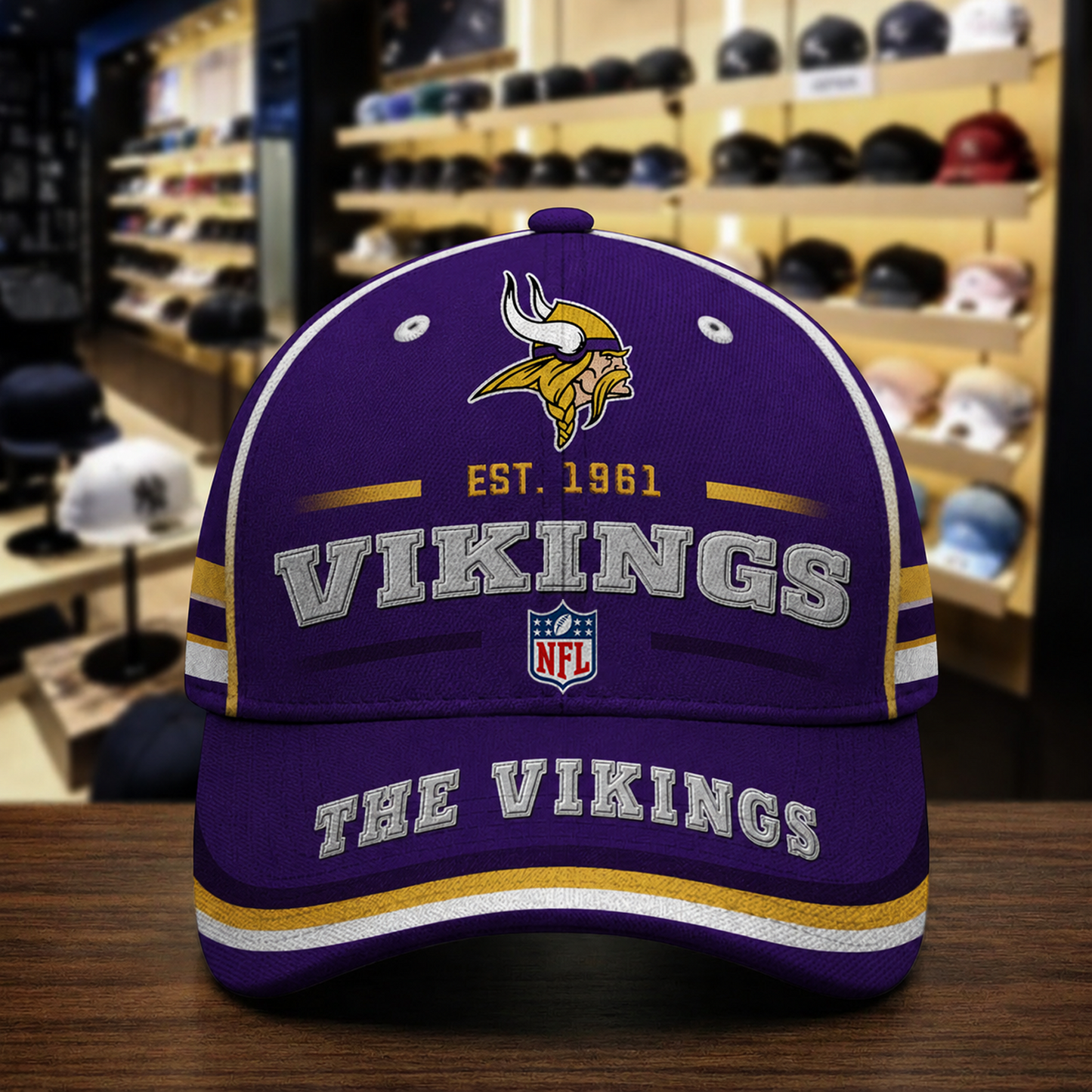 Premium NFL x MIN Cap For Fan 230626