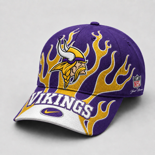 Premium NFL x MIN Game Day Flame Cap 260626