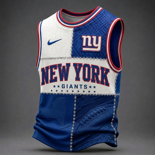 Premium NFL x NYG Team Inspired Tank Top Jersey 240626