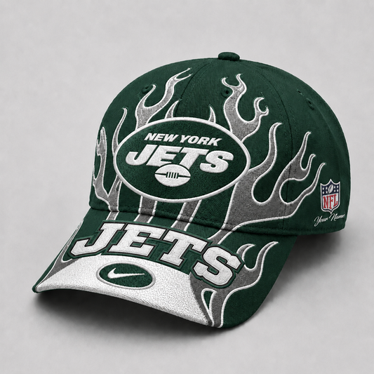 Premium NFL x NYJ Game Day Flame Cap 260626