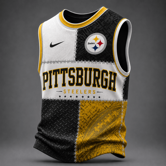 Premium NFL x PIT Team Inspired Tank Top Jersey 240626