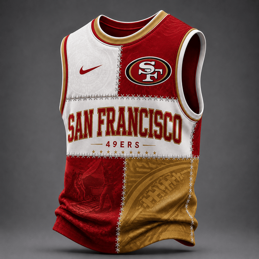 Premium NFL x SF Team Inspired Tank Top Jersey 240626