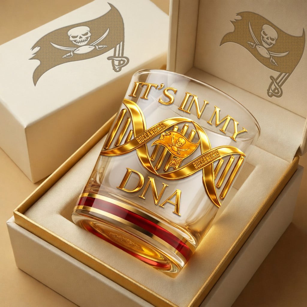 Premium NFL x TB Game Day Whiskey Glass NDT NHM 270126