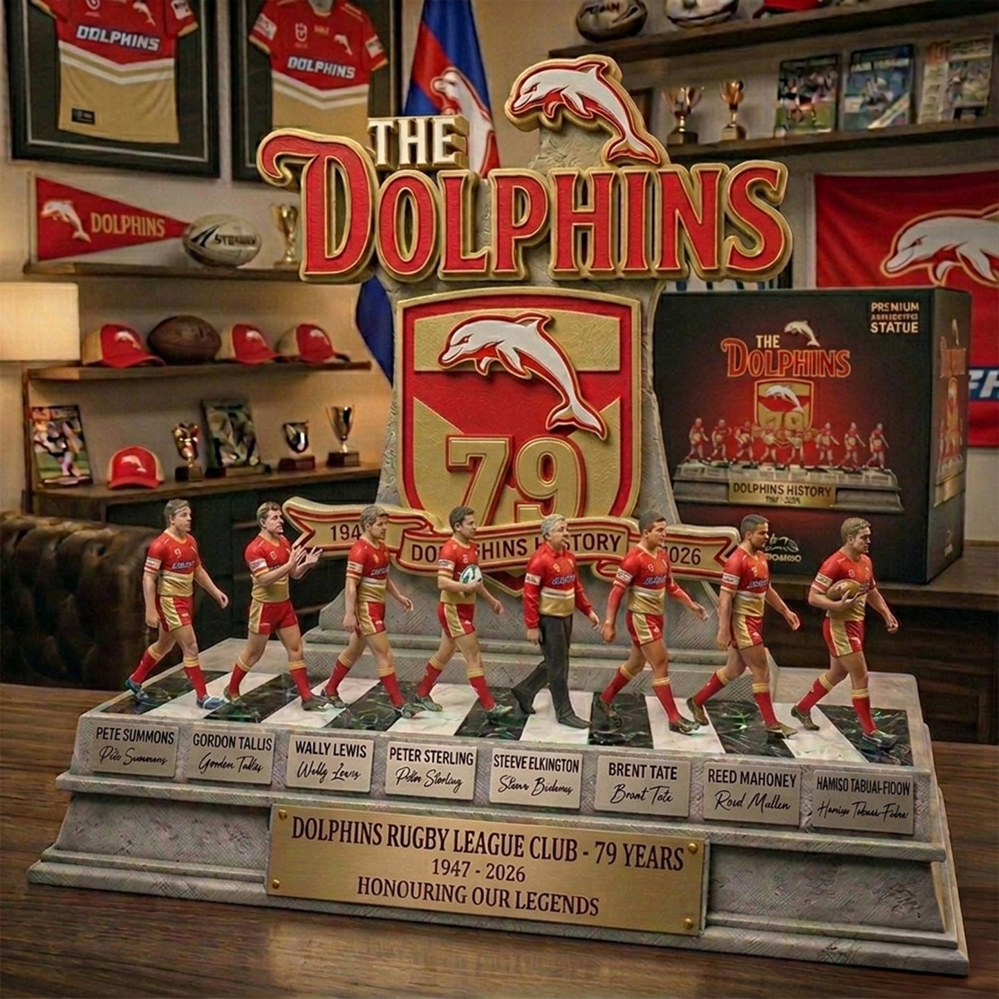 Premium NRL X DOL Acrylic Plaque LIMITED EDITION NDT NHM 040426
