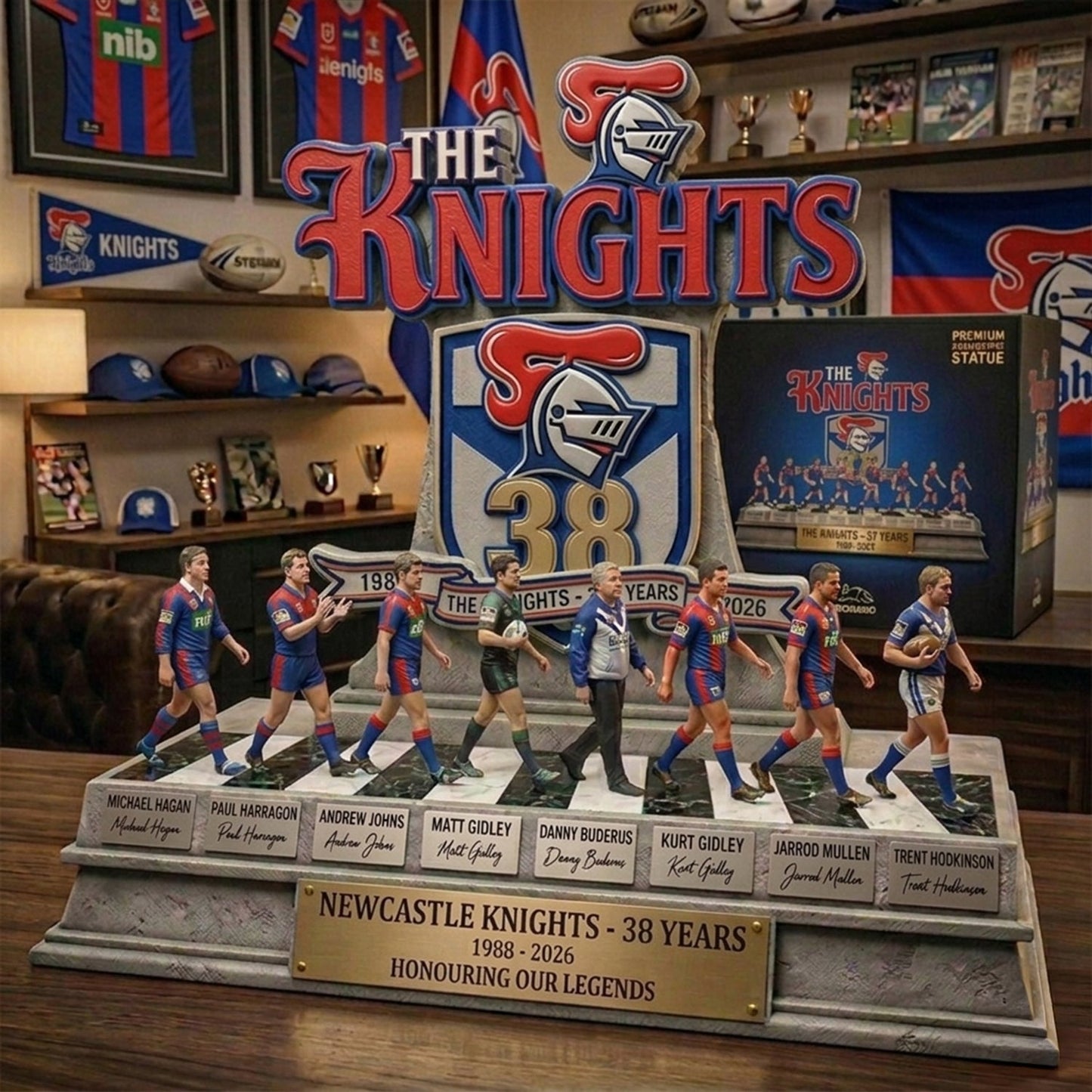 Premium NRL X NK Acrylic Plaque LIMITED EDITION NDT NHM 040426