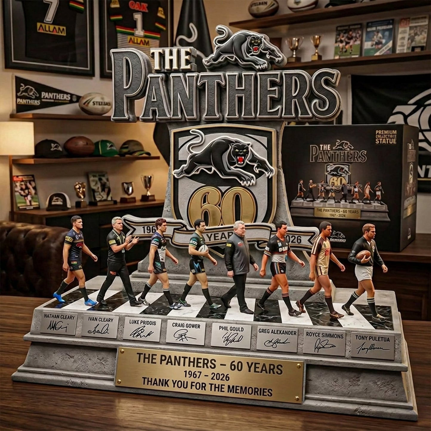 Premium NRL X PP Acrylic Plaque LIMITED EDITION NDT NHM 040426