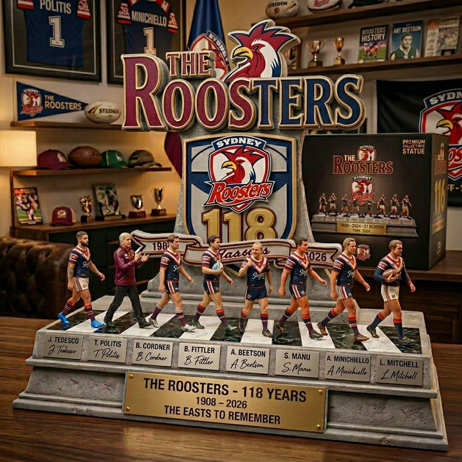 Premium NRL X SR Acrylic Plaque LIMITED EDITION NDT NHM 040426