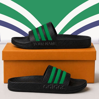 Premium NRL x NZW Adidas Slide Slippers Custom Gifts For Fan - Limited Edition NDT NHM 030626