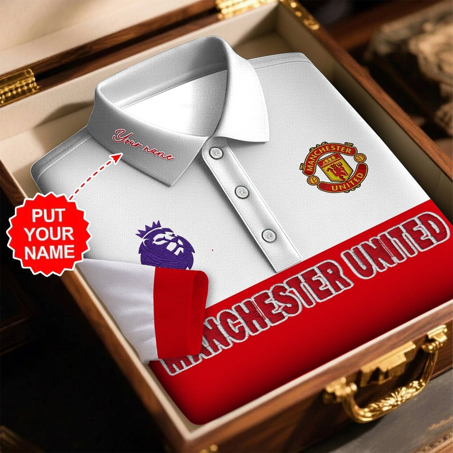 Premium EPL X MU ROYAL CLASSIC LONG SLEEVE SHIRT NDT NHM 130226
