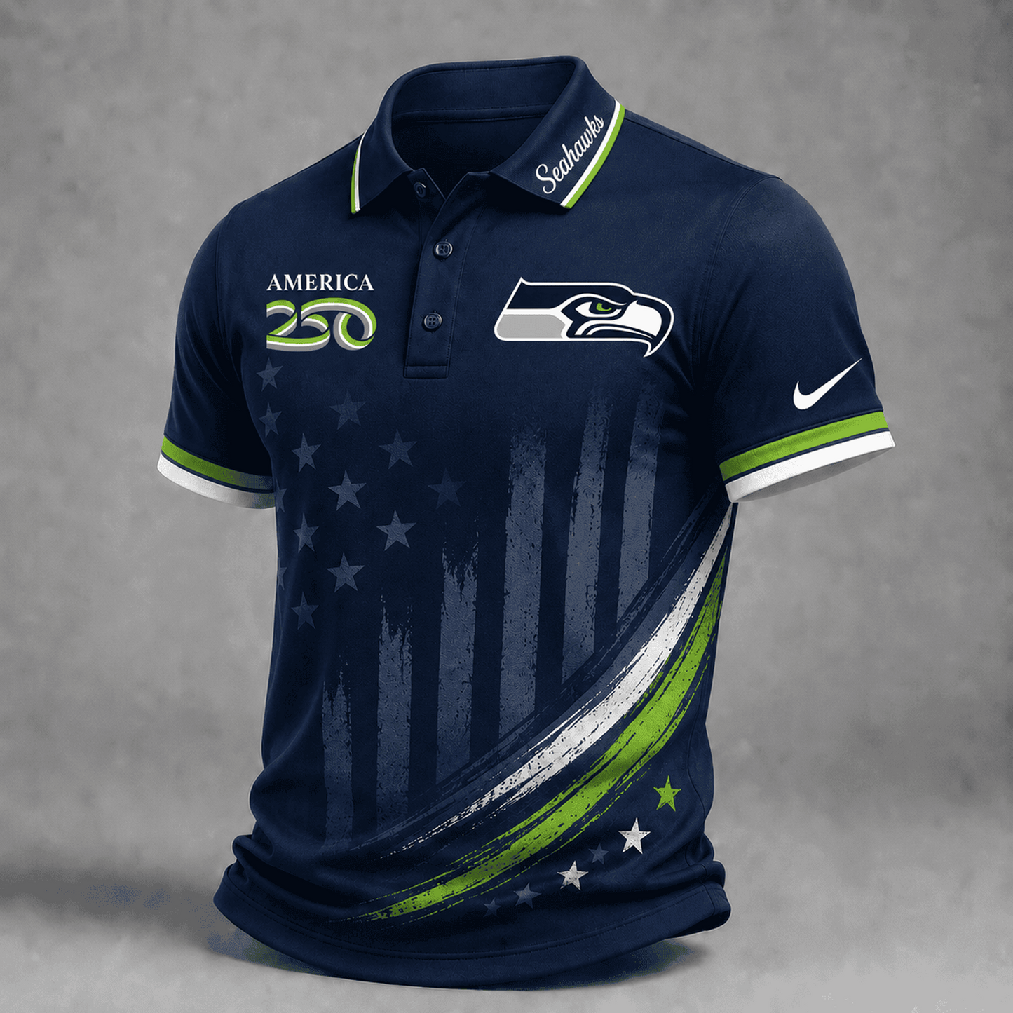 SEA Premium NFL America 250 Limited Edition Polo Shirt 2406