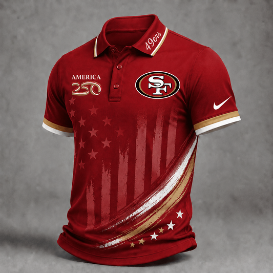 SF Premium NFL America 250 Limited Edition Polo Shirt 2406