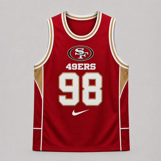 SF Premium NFL Custom Basketball Tank Top For Men And Women 2406