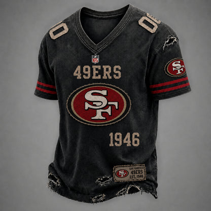 SF49 x NFL Premium V-neck Shirt 230626