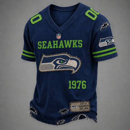 SS x NFL Premium V-neck Shirt 230626