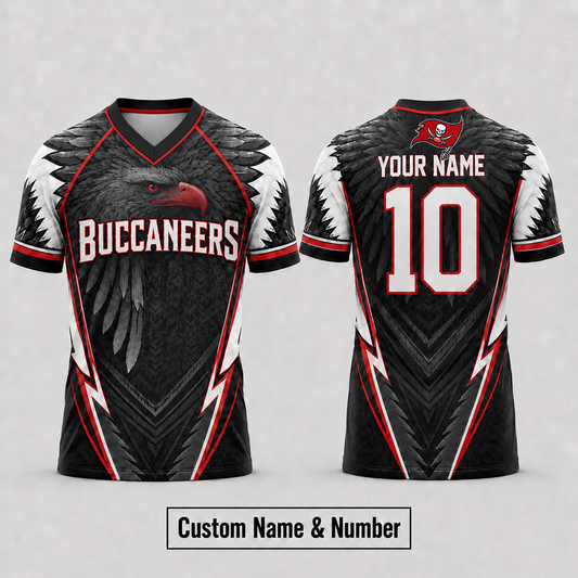 TB x  NFL Premium Custom Name And Number Jersey For Fierce Football Fans