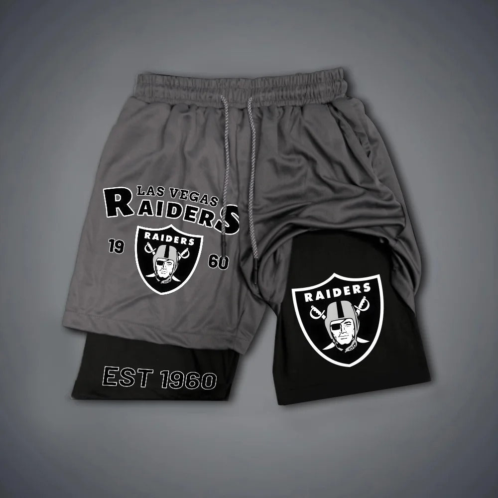 PREMIUM NFL X LV Multicolored Pure GYM Shorts NDT NHM