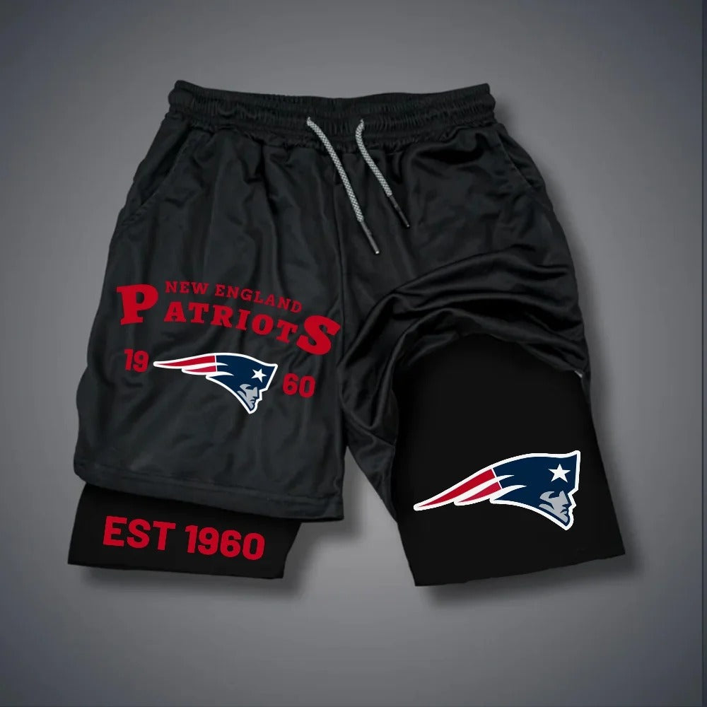 PREMIUM NFL X NE Multicolored Pure GYM Shorts NDT NHM